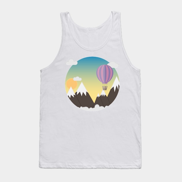 hot air balloon Tank Top by psychoshadow